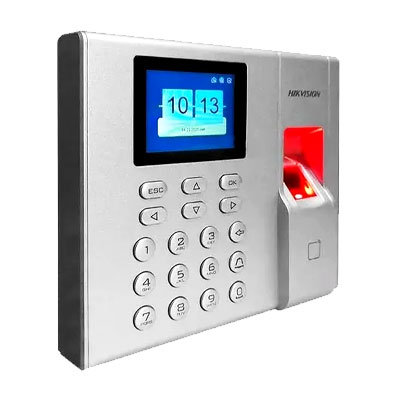 Reloj checador Hikvision DS-K1T8003EF multifunción con 1000 huellas y TCP/IP